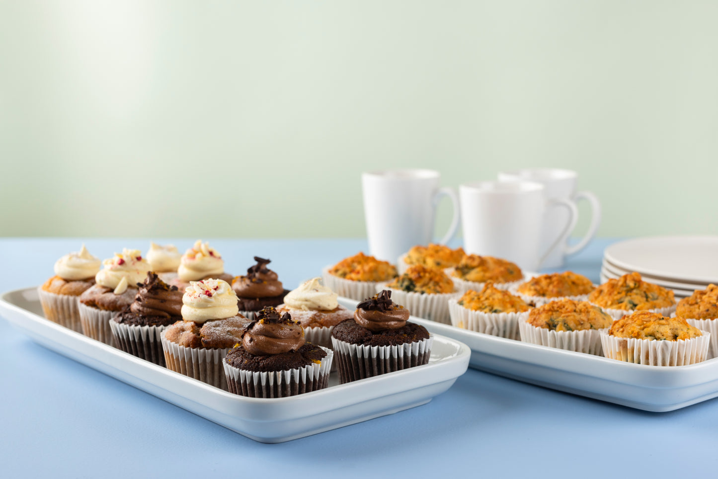 Meetings & Events Assortment - 12 Mixed Cupcakes & Savoury Muffins