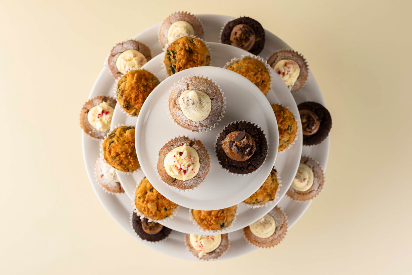 Meetings & Events Assortment - 12 Mixed Cupcakes & Savoury Muffins